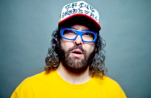 Judah Friedlander performing at Live at the Barbershop