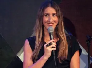 Ashley Hesseltine performing at Live at the Barbershop