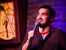 Mark Normand performing at Live at the Barbershop