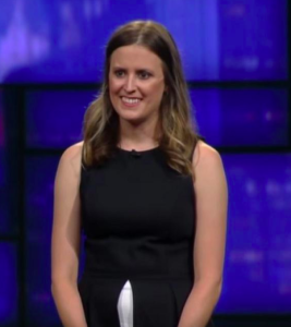 Sarah Tollemache performing at Live at the Barbershop